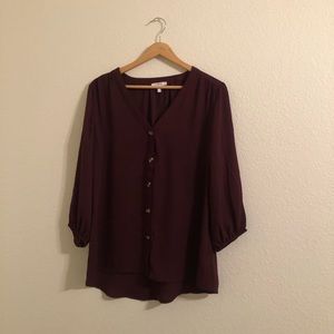Maurice Button Uo Blouse